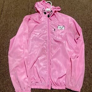 Ripndip pink windbreaker medium size